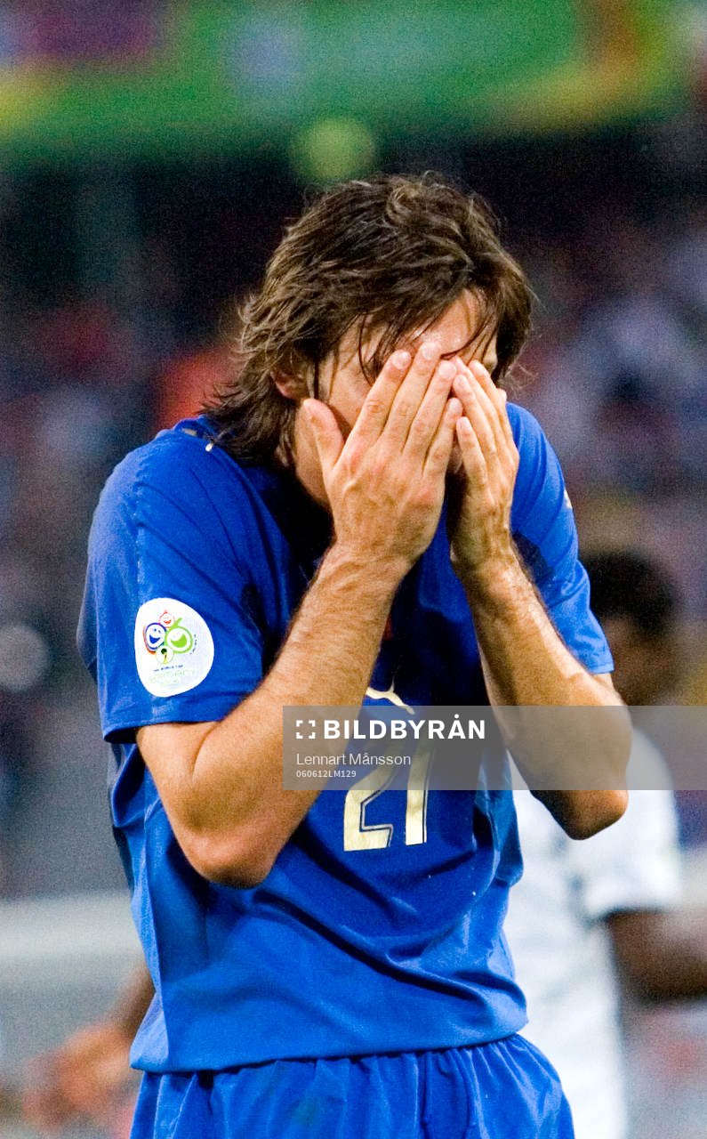 Andrea Pirlo, Italien, depp