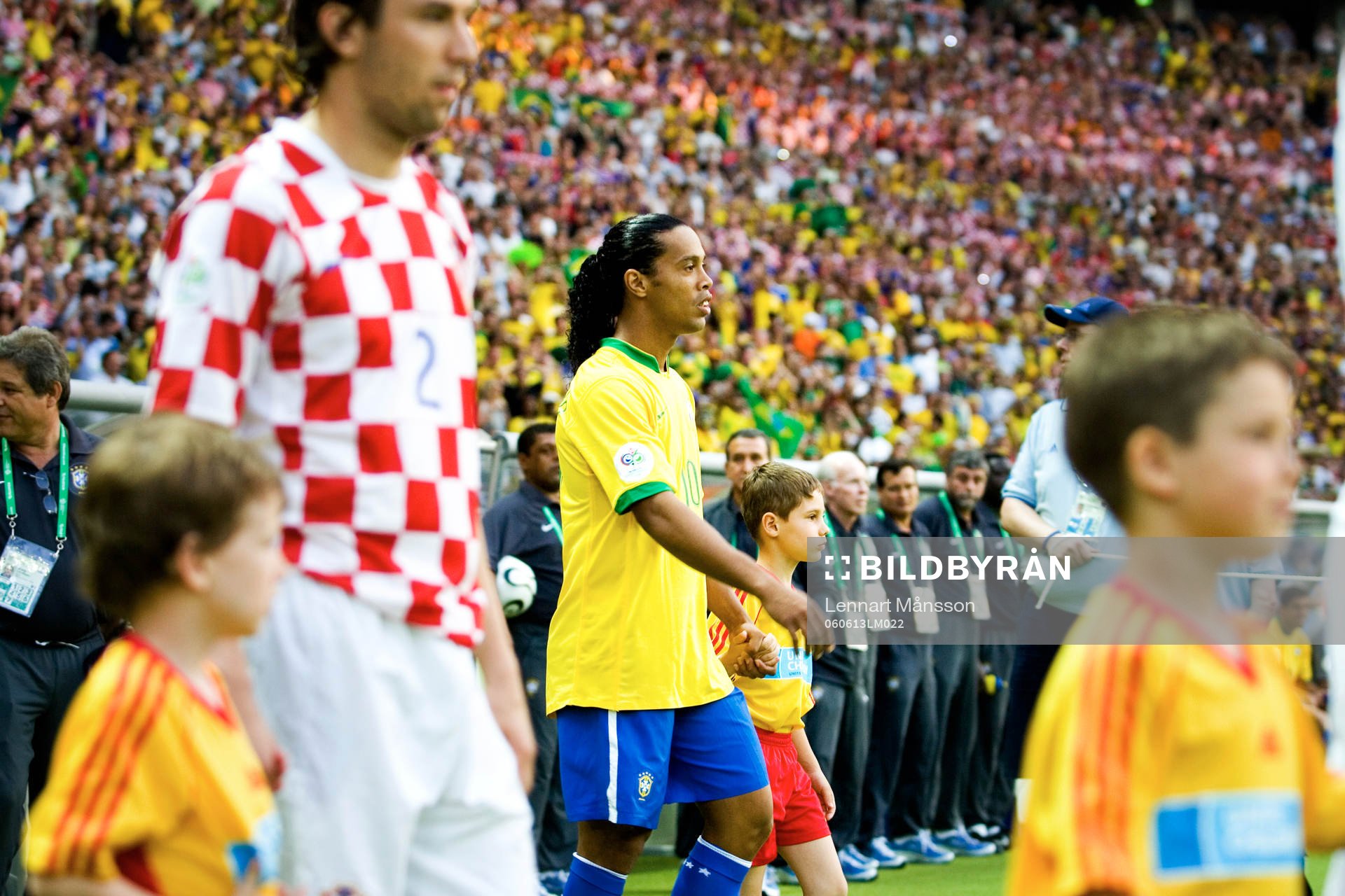 Inmarsch, entré, Ronaldinho, Brasilien