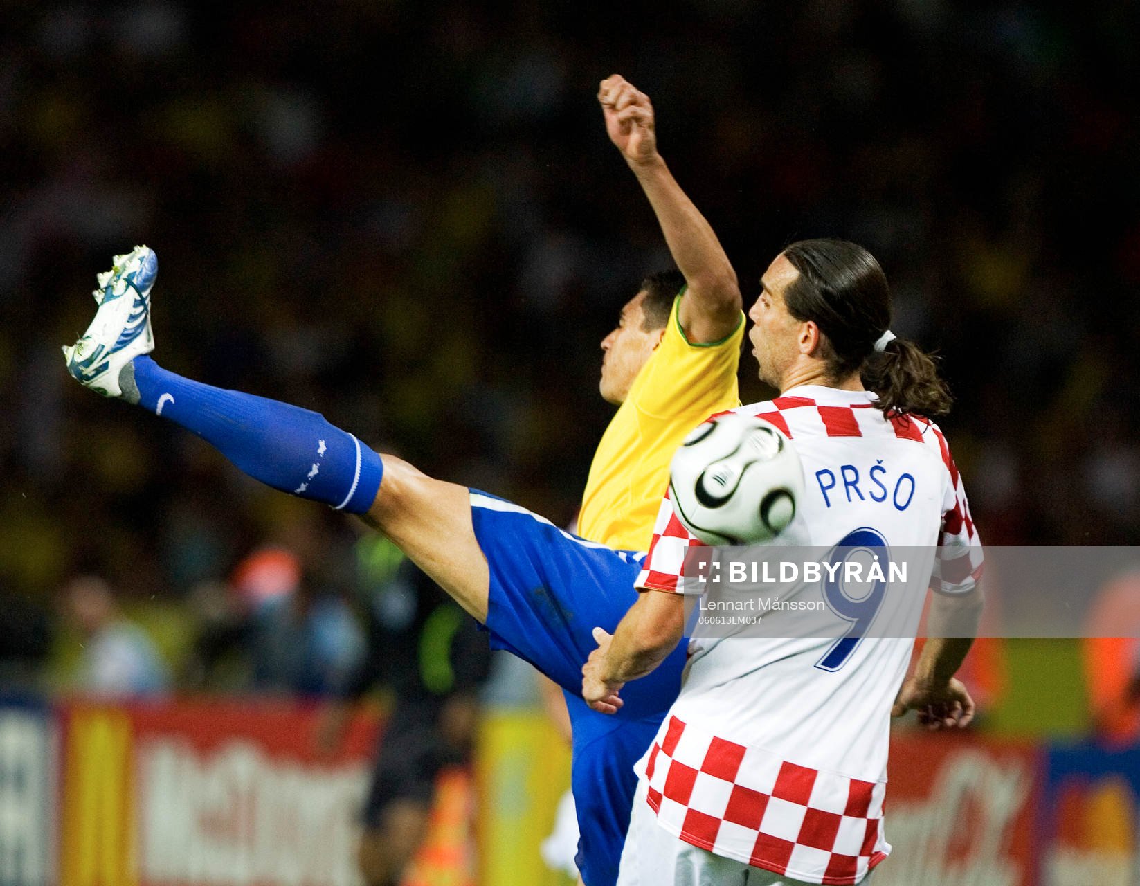 Lucio, Brasilien och Dado Prso, Kroatien