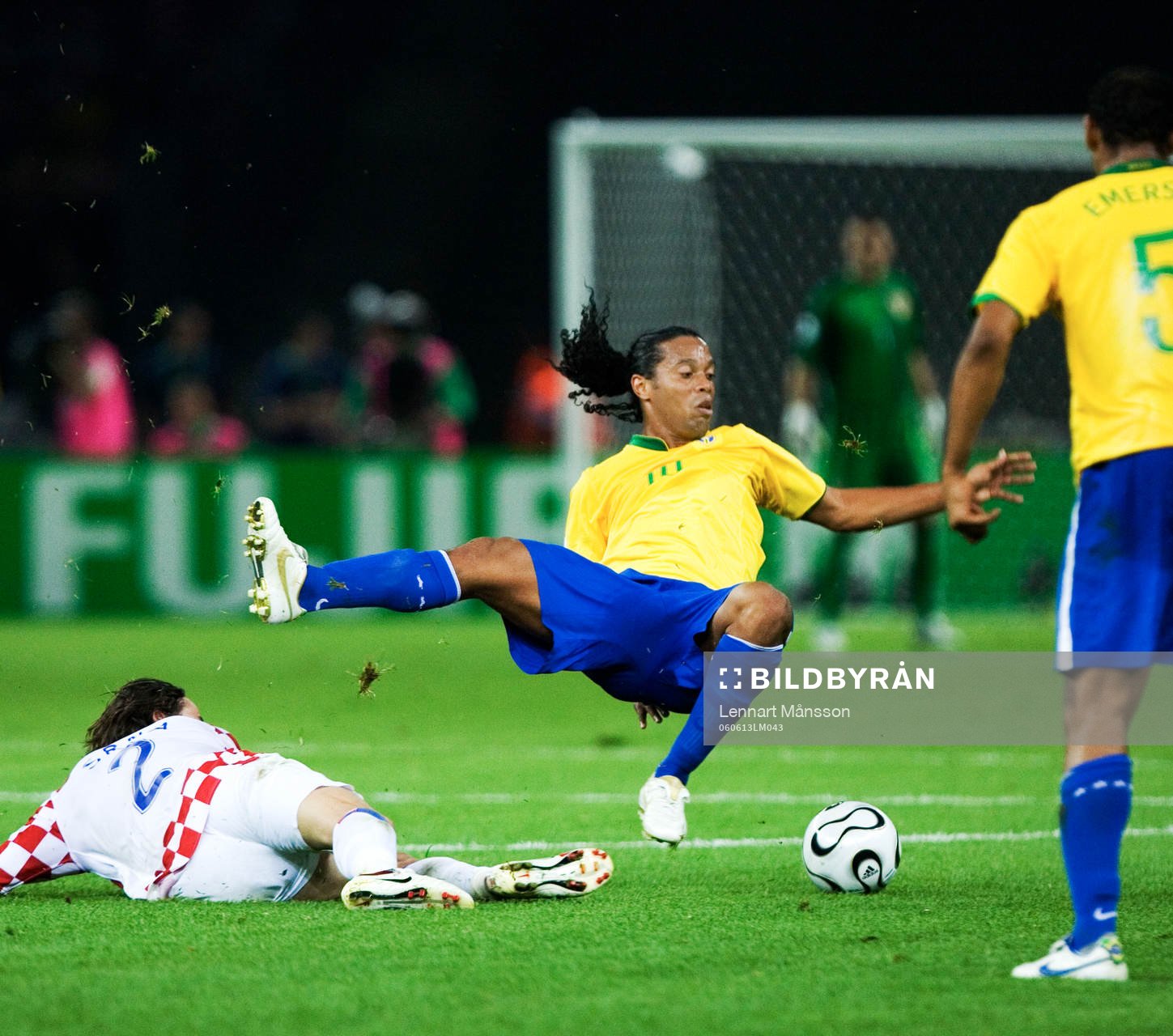 Ronaldinho, Brasilien och Darijo Srna, Kroatien