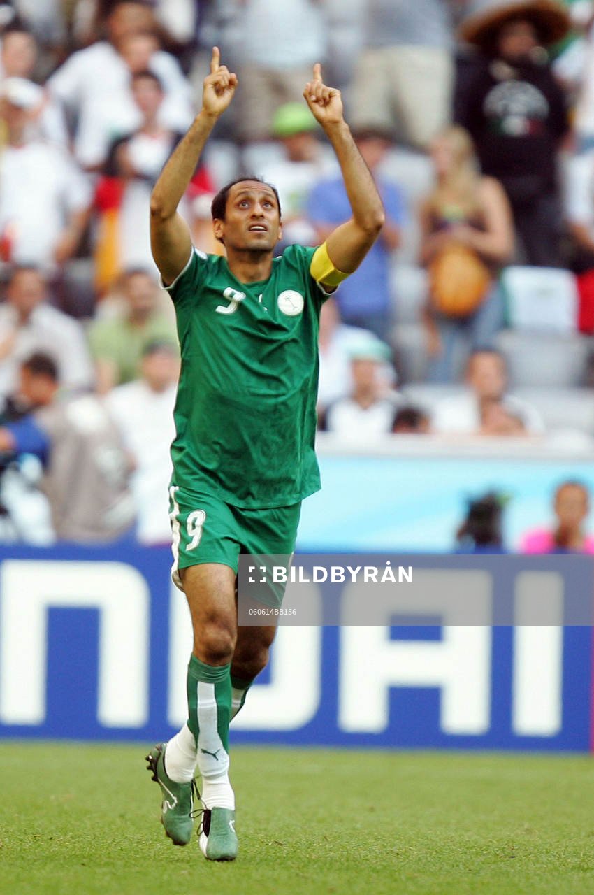  Sami Al Jaber, Saudiarabien, jubel, glägje.
