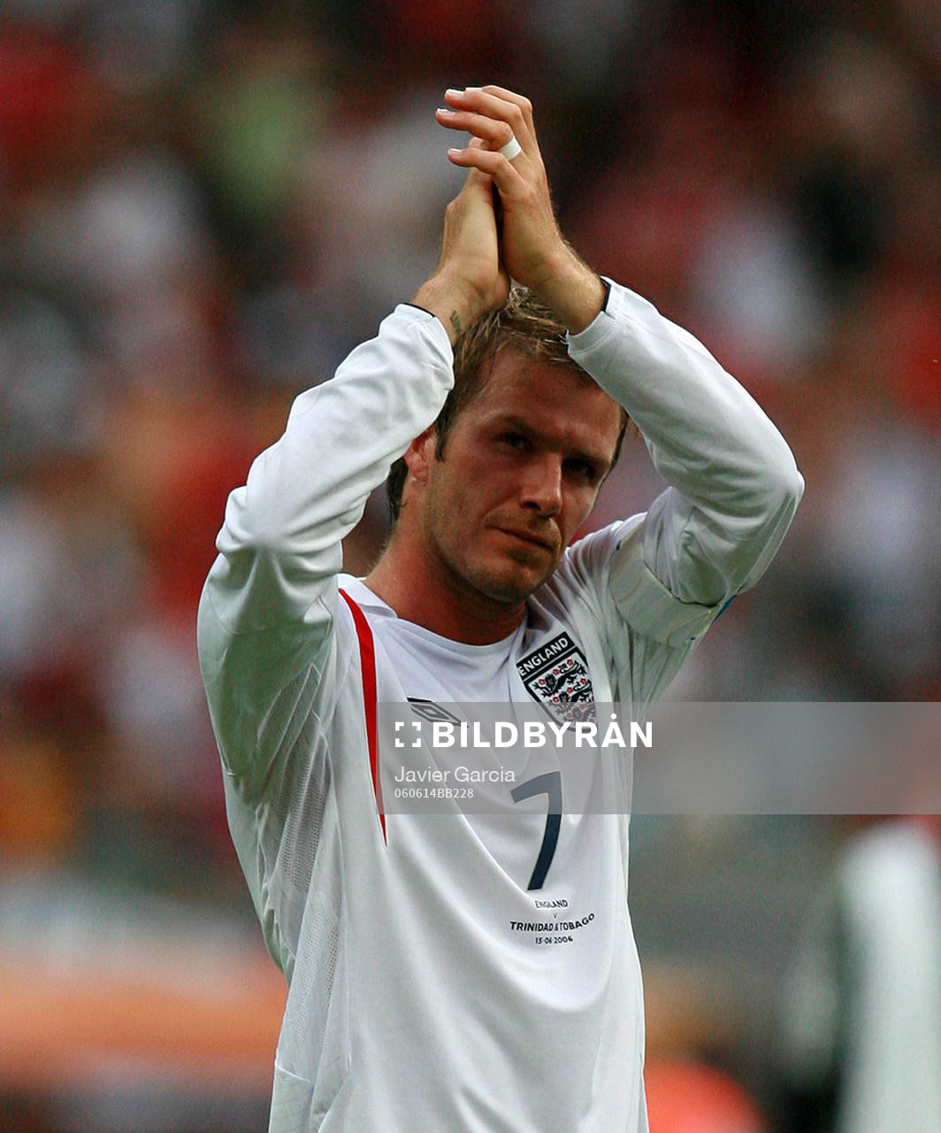 David Beckham, England (Jubel)