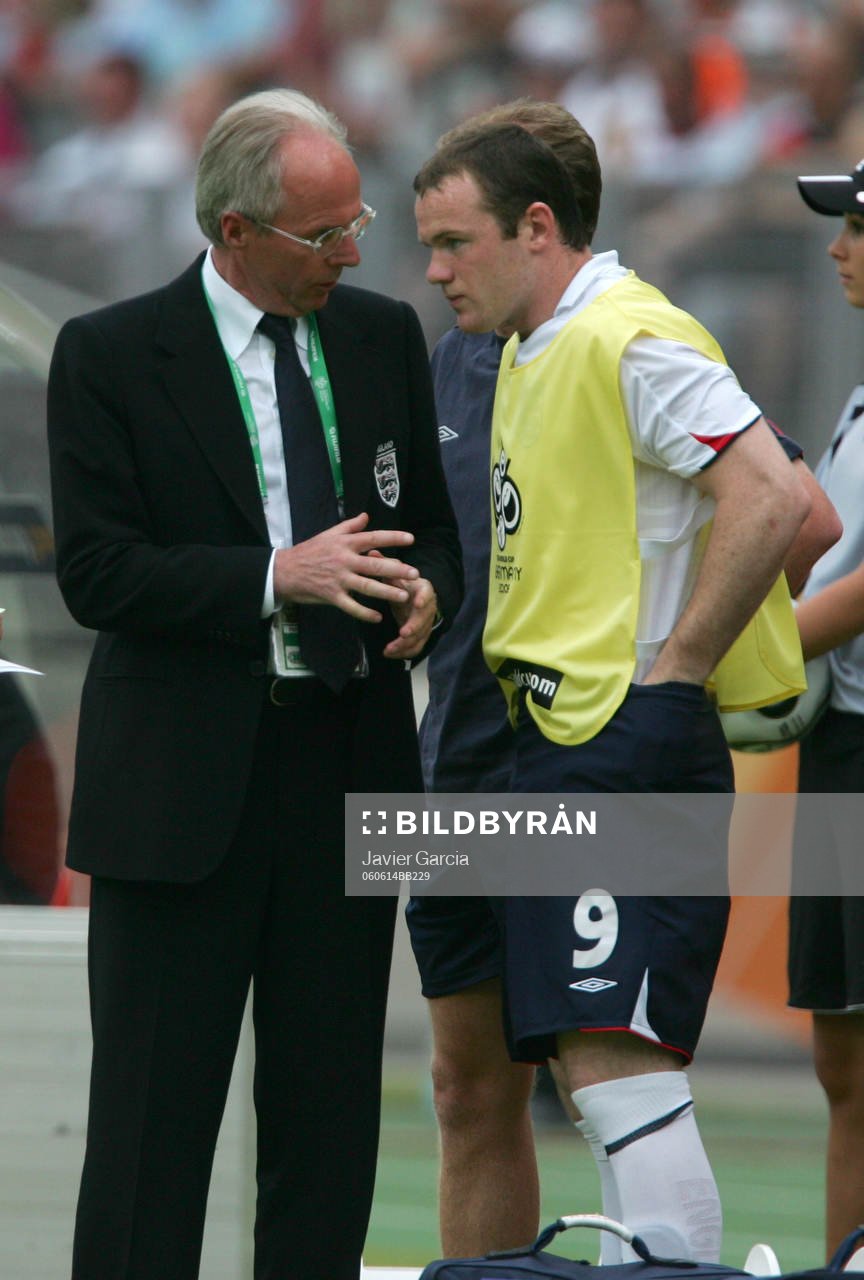 Wayne Rooney och Sven Göran Eriksson (Sven-Göran Svennis