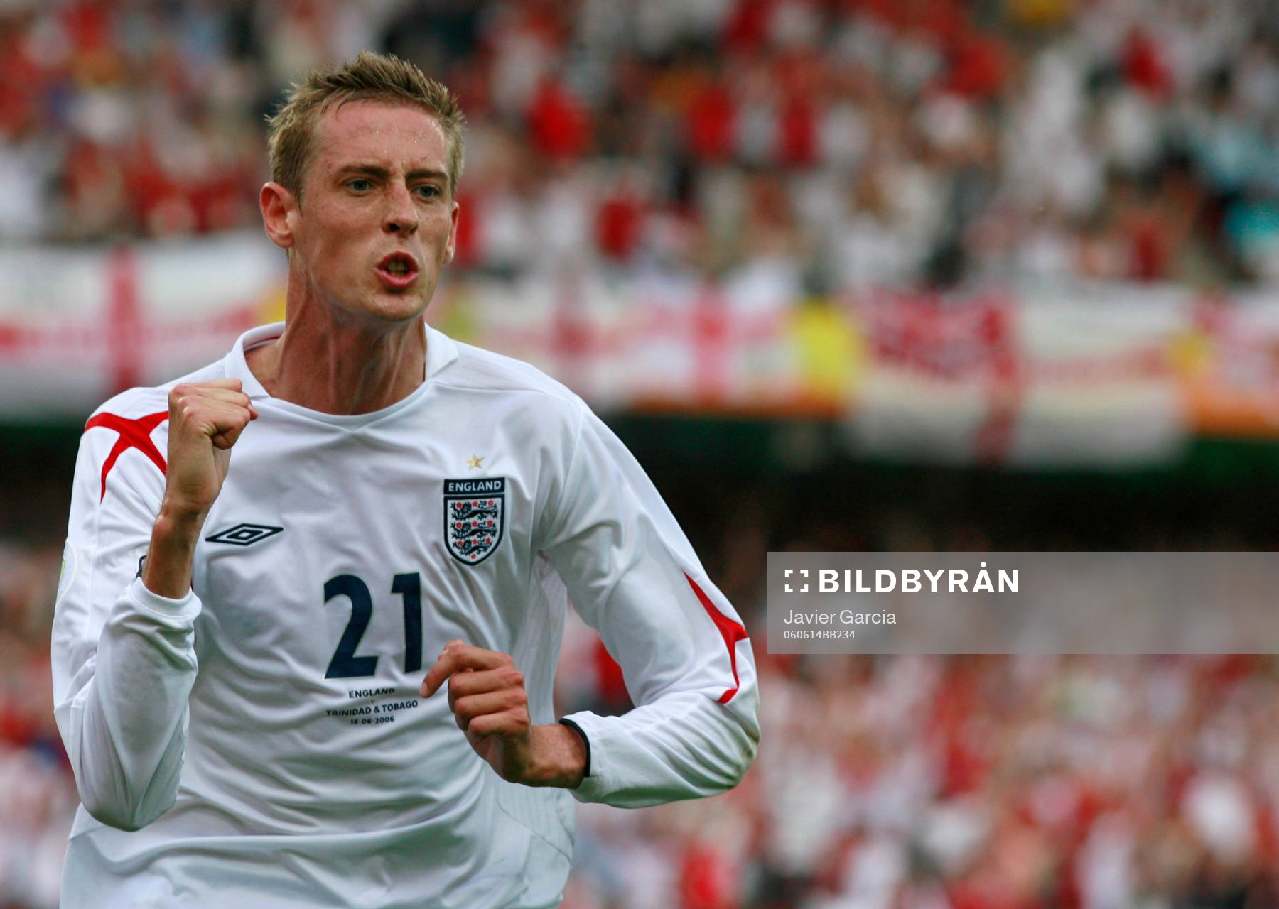 Peter Crouch, England (jubel)