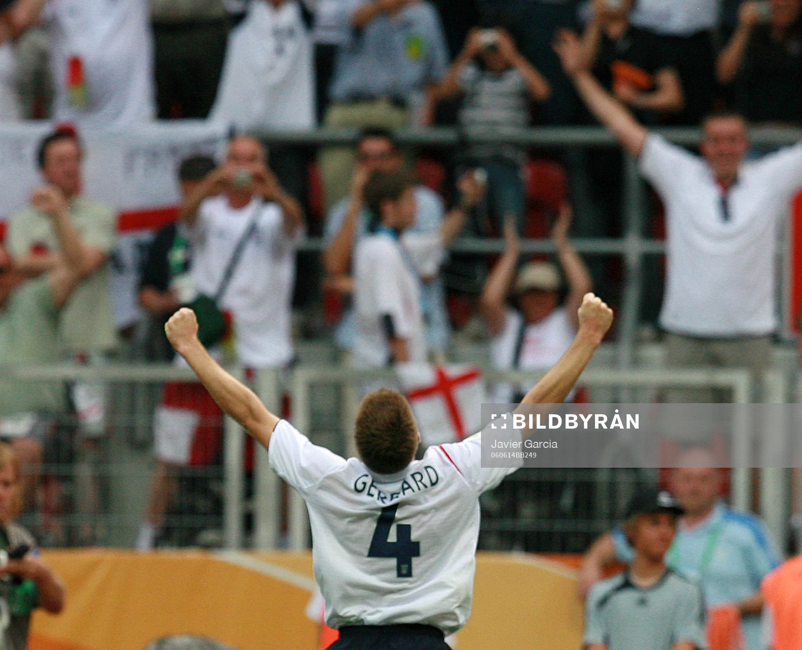 Steven Gerrard, England (Jubel)