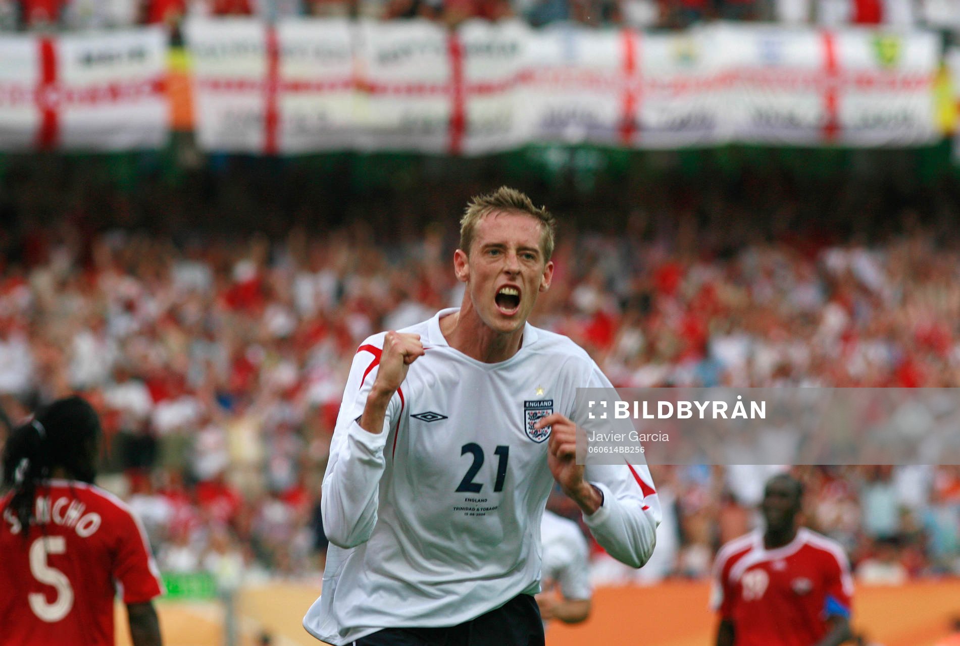 Peter Crouch, England (Jubel)