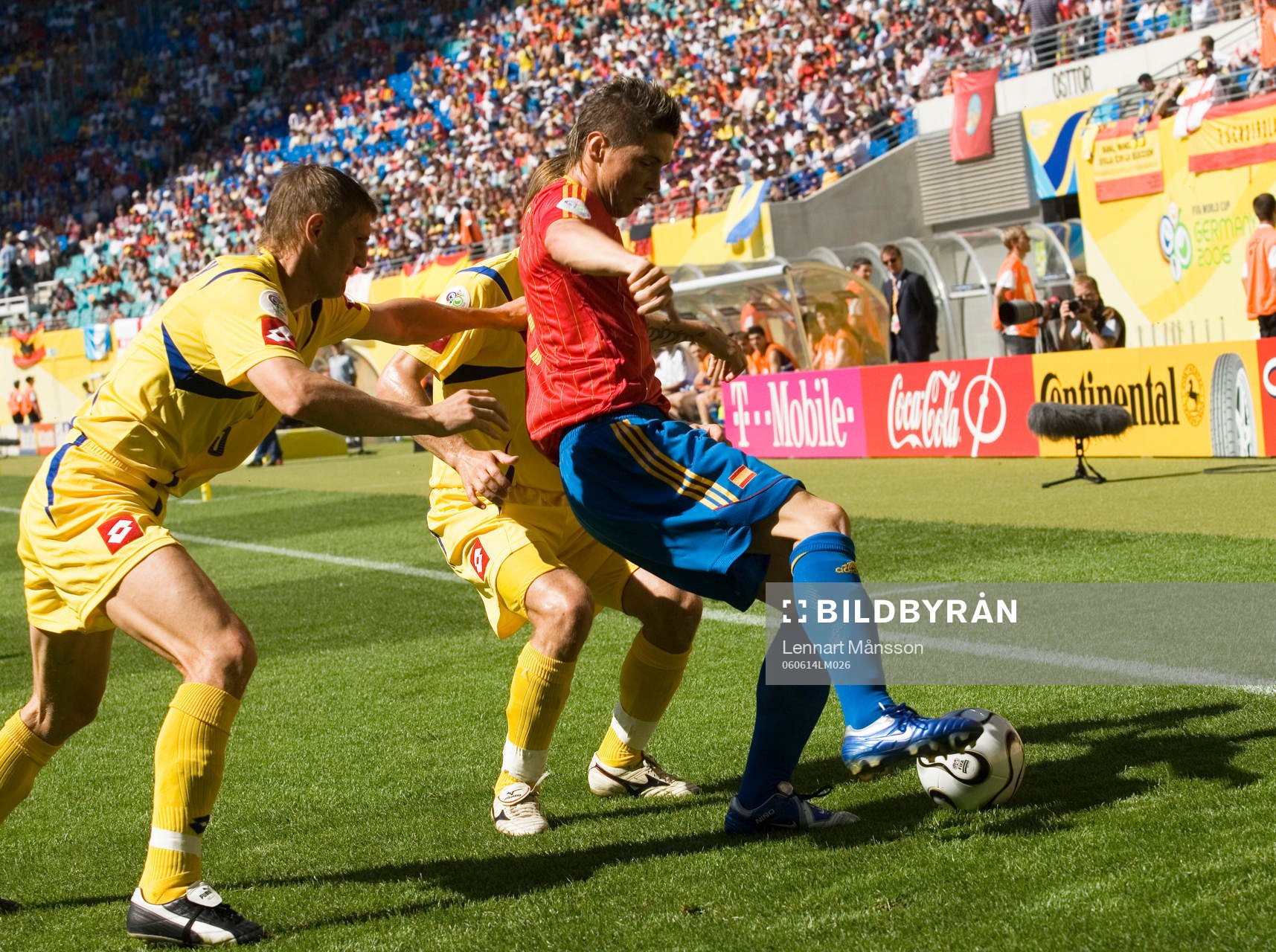 Fotboll, VM 2006, Spanien - Ukraina