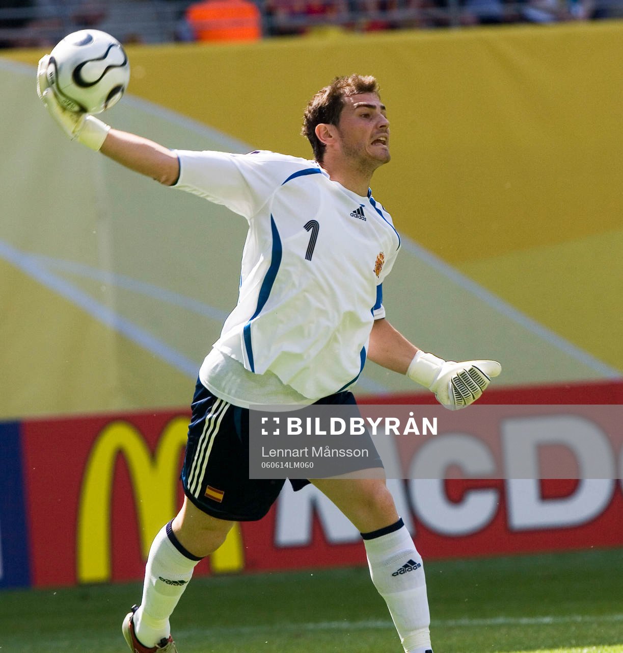  Iker Casillas, målvakt.