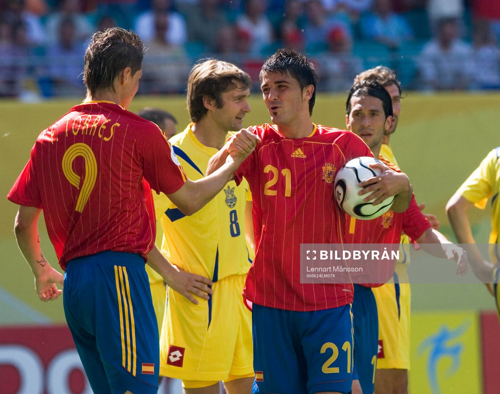 David Villa och Fernando Torres, Spanien