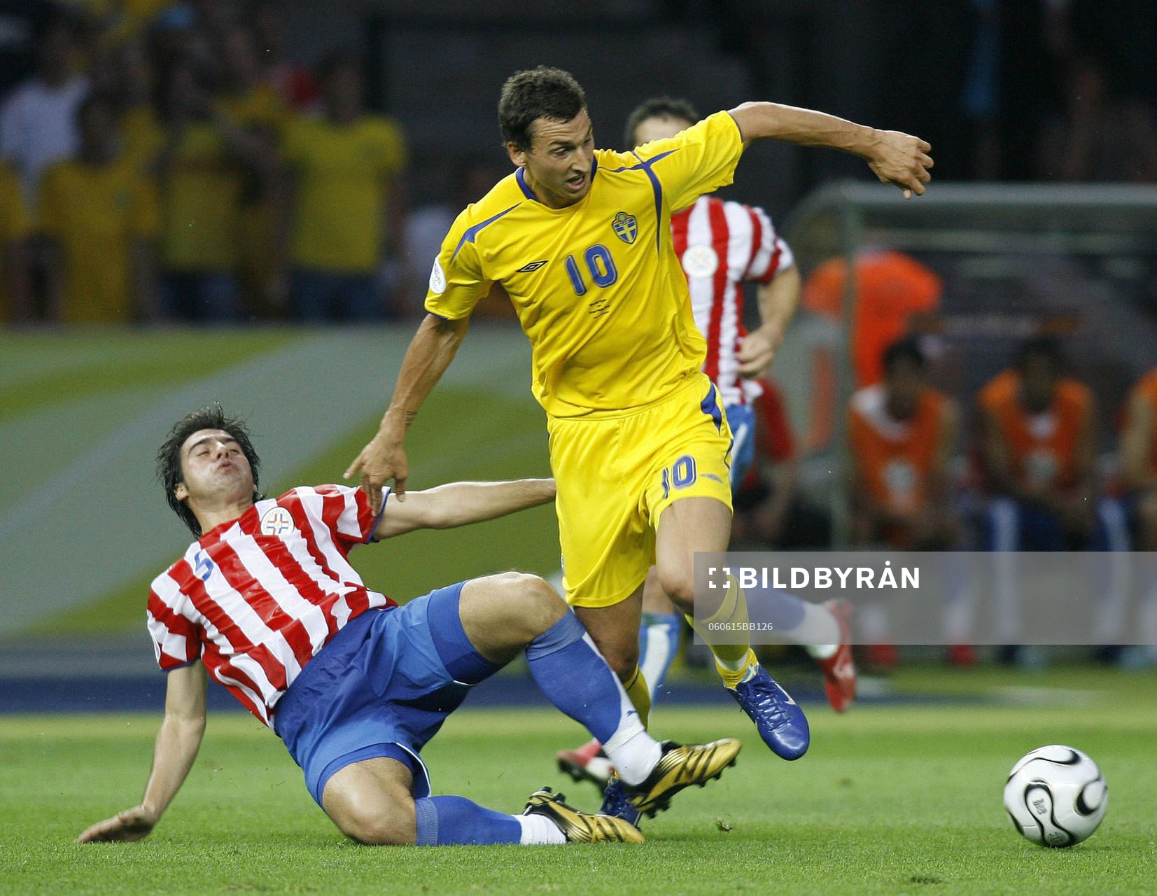 Zlatan Ibrahimovic, Sverige och Julio Cesar Caceres,