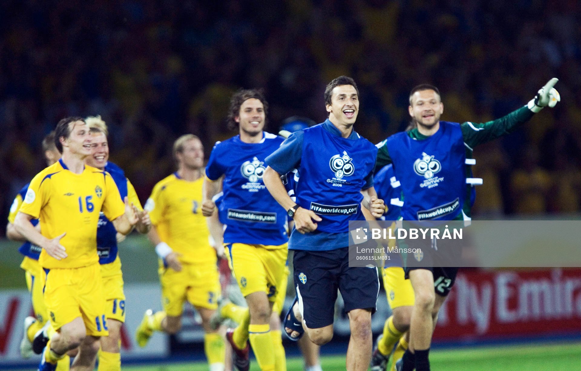 Jubel, Zlatan Imbrahimovic och Kin Källström
