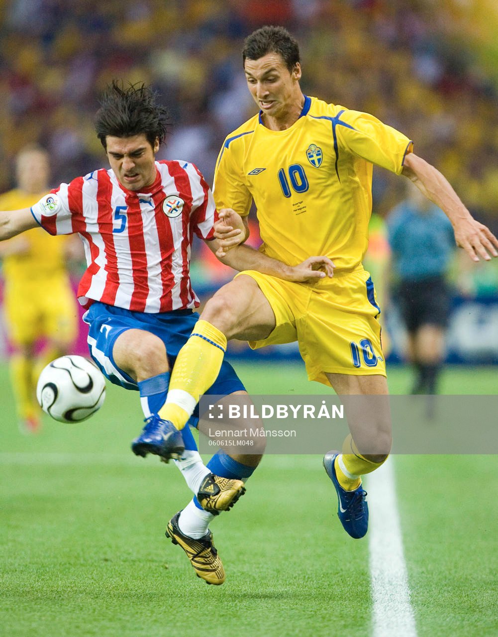 Zlatan Ibrahimovic, Sverige och Julio Cesar Caceres,