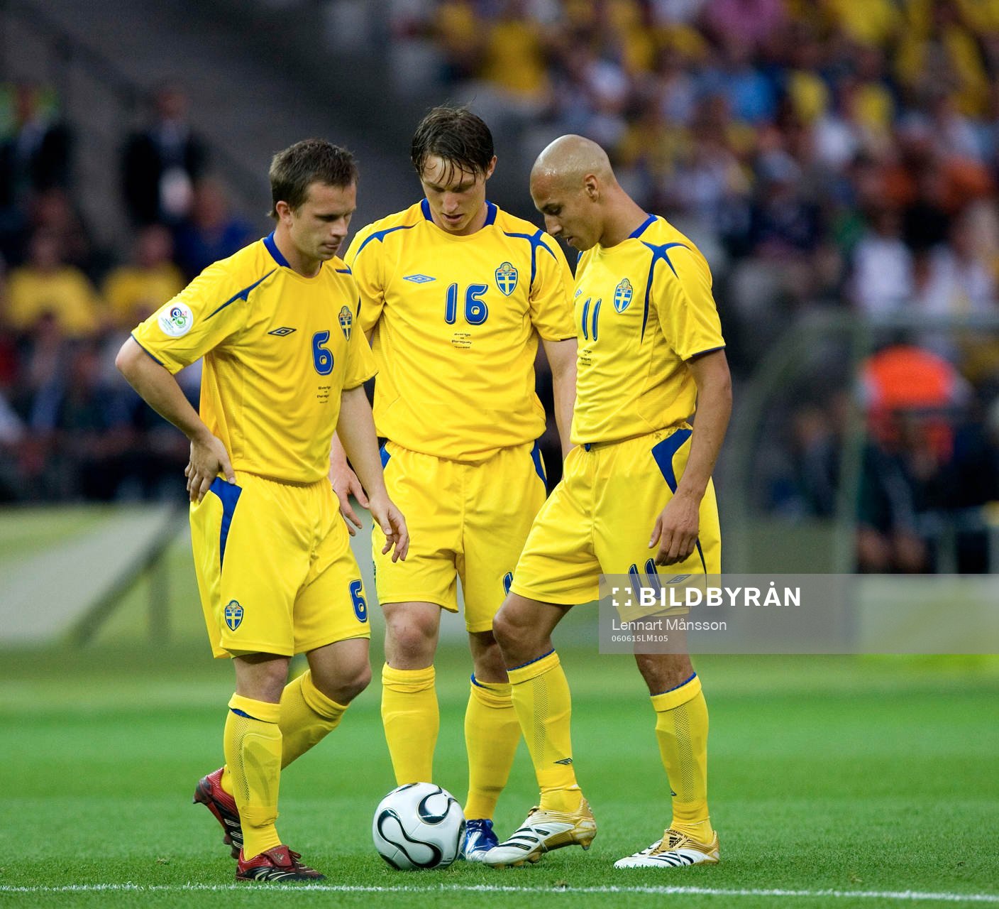 Tobias Linderoth, Kim Källström och Henrik Larsson