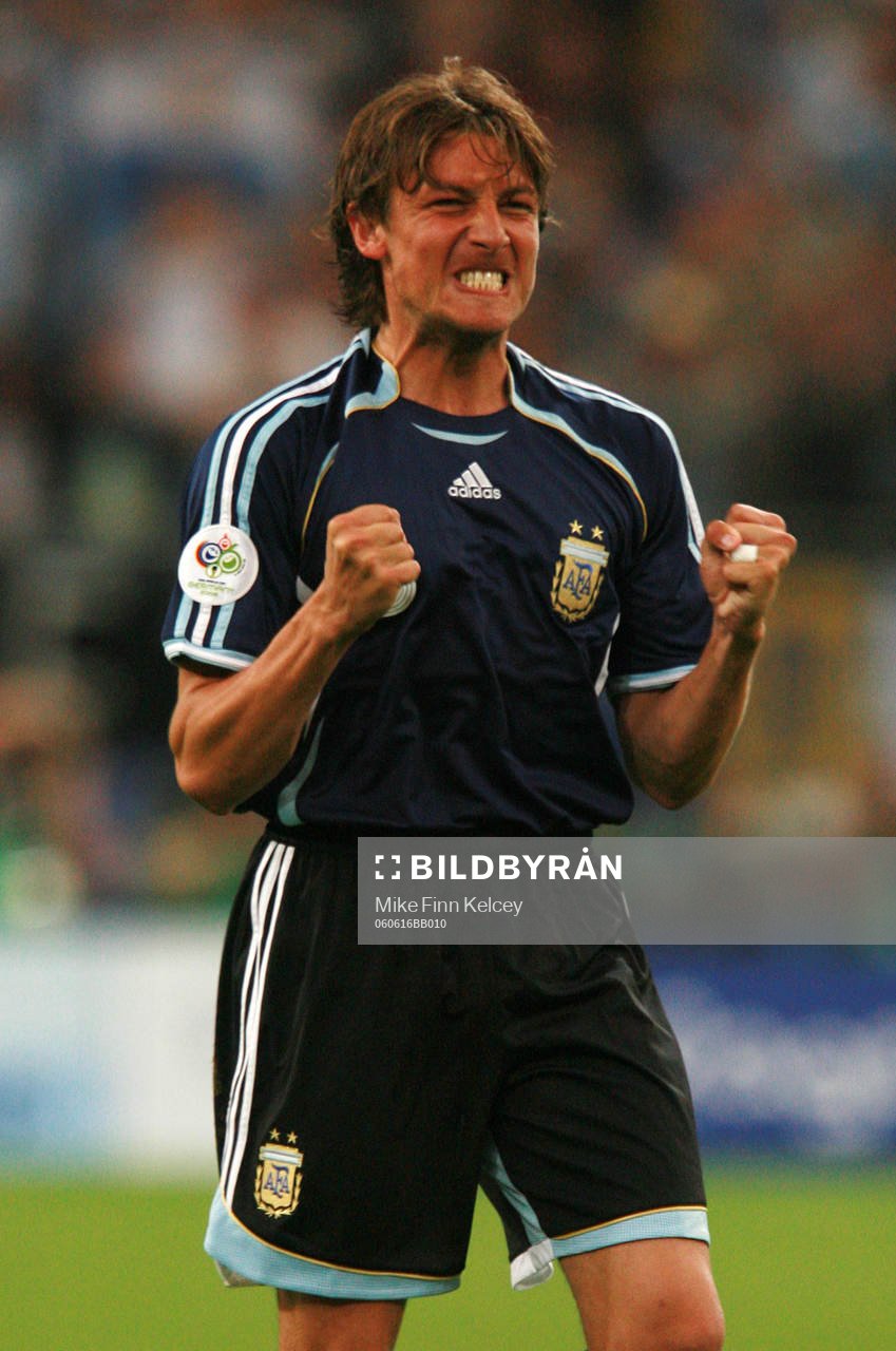 Gabriel Heinze, Argentina (jubel)
