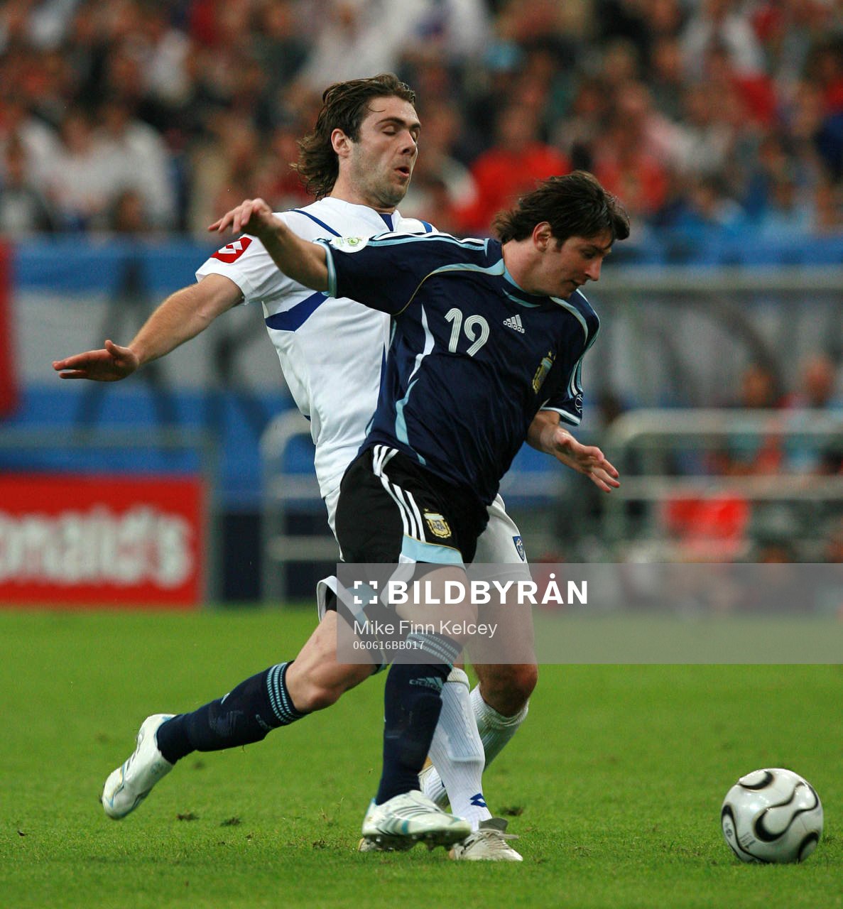  Lionel Messi, Argentina och Ivan Ergic, Serbien
