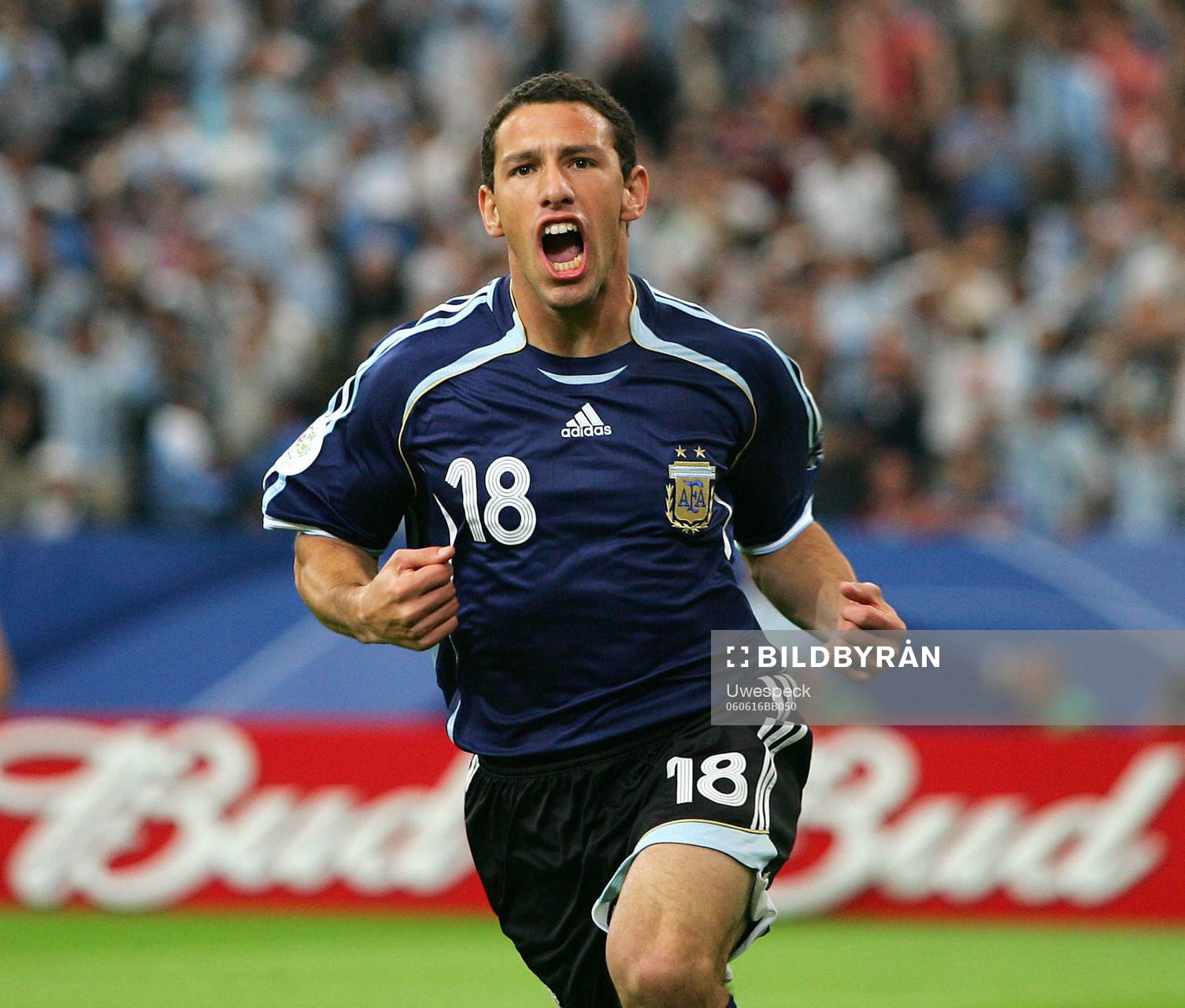 Maxi Rodriguez, Argentina, jubel