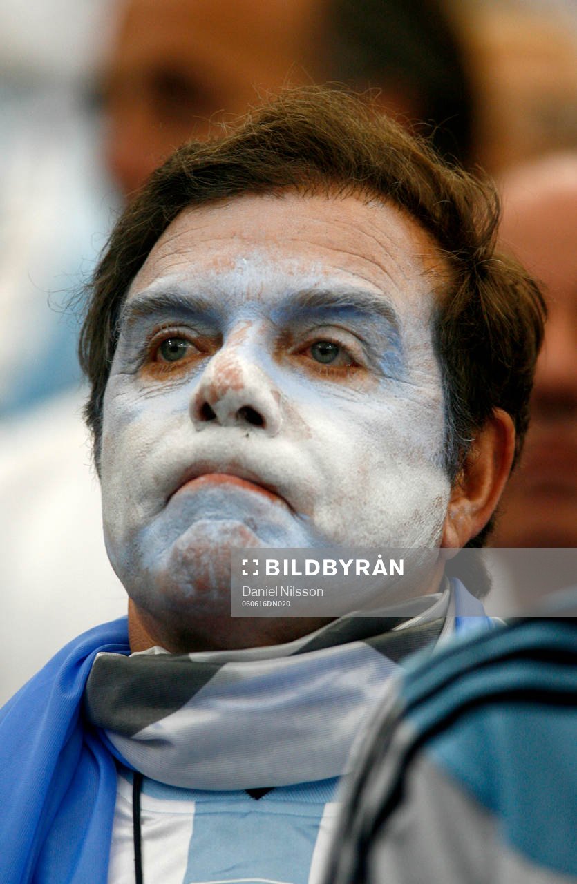 Fotboll, VM 2006, Supporter till Argentina, fan,