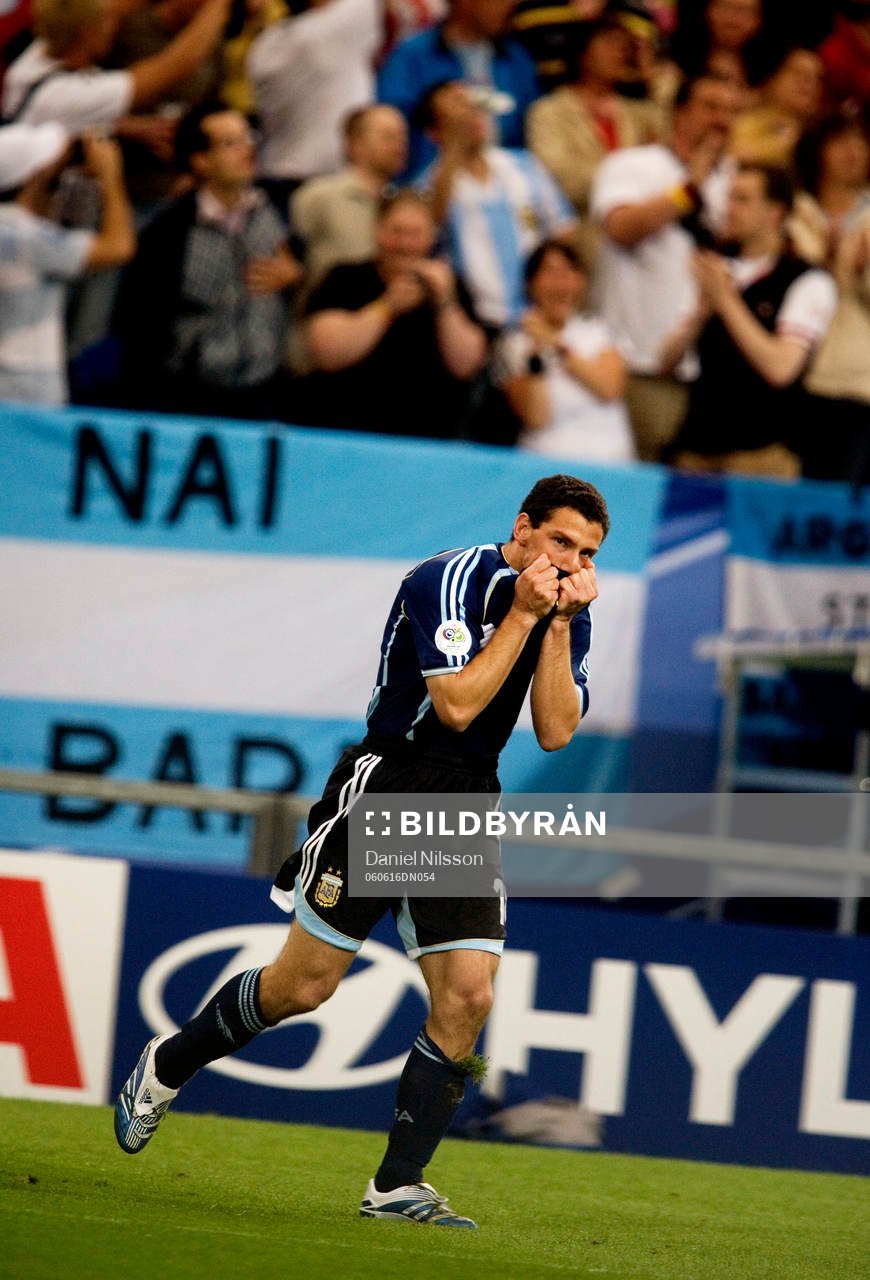 Maxi Rodriguez, Argentina, jubel
