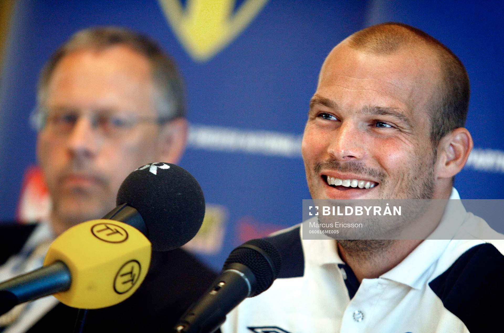 Fredrik Ljungberg på dagens presskonferens
