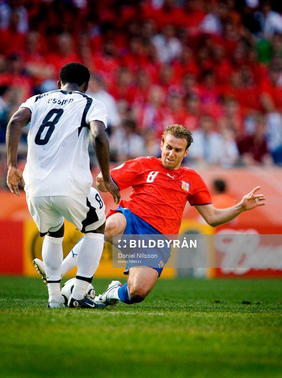 Karel Poborsky, Tjeckien och Michael Essien, Ghana