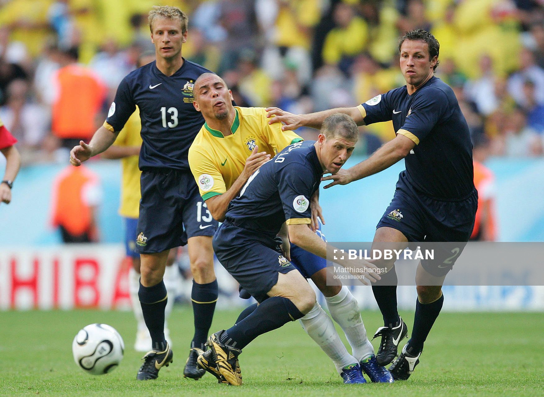 Vince Grella, Ronaldo, Scott Chipperfield och Lucas Neill