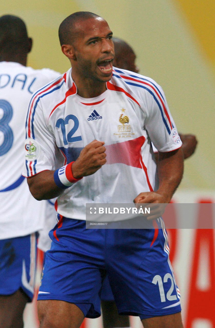Thierry Henry, Frankrike, jubel