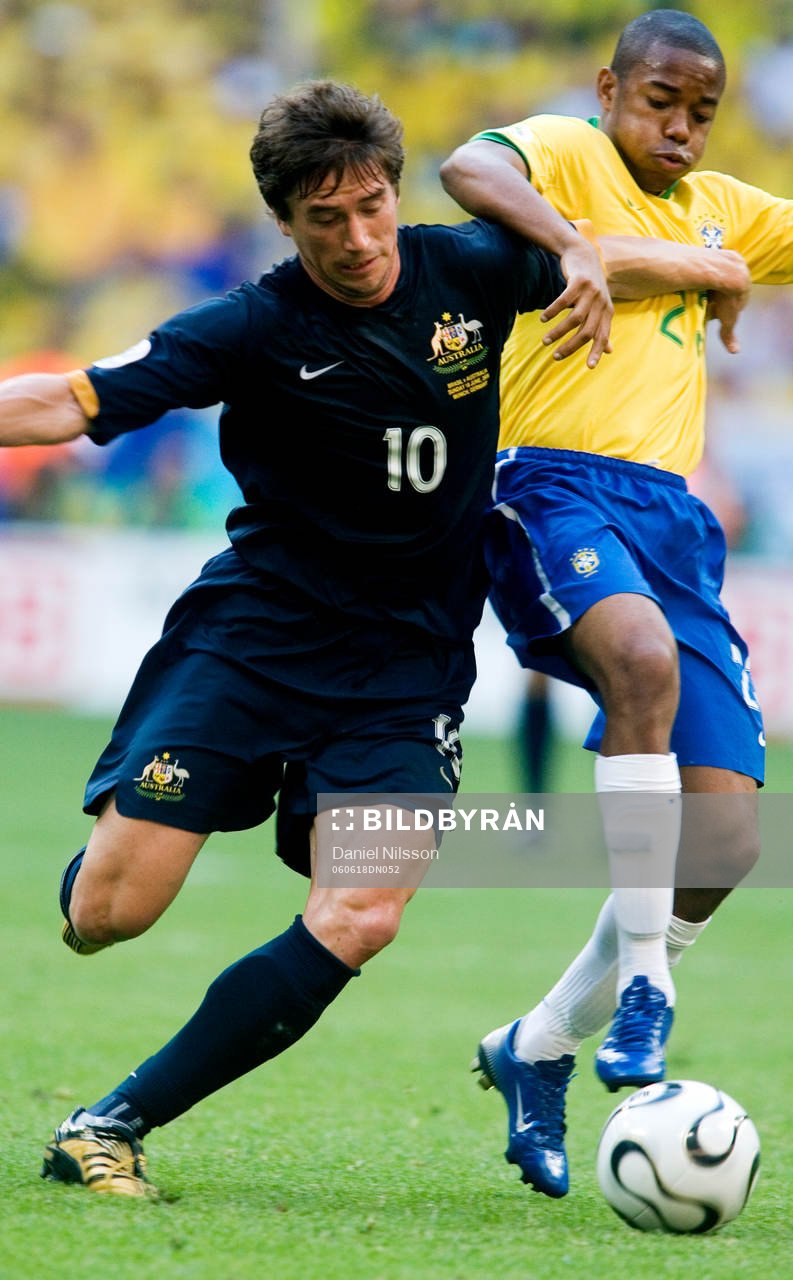Harry Kewell, Australien, och Robinho, Brasilien