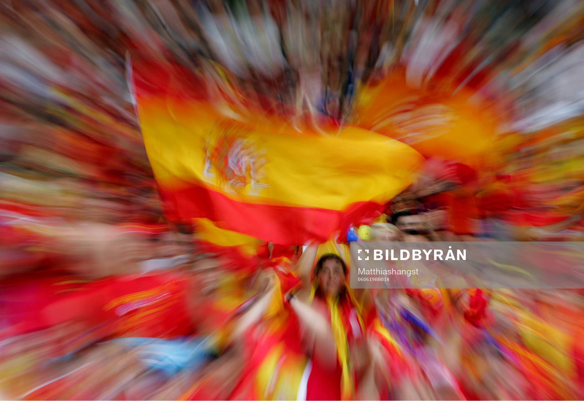 Fans, supporter, flagga, genre