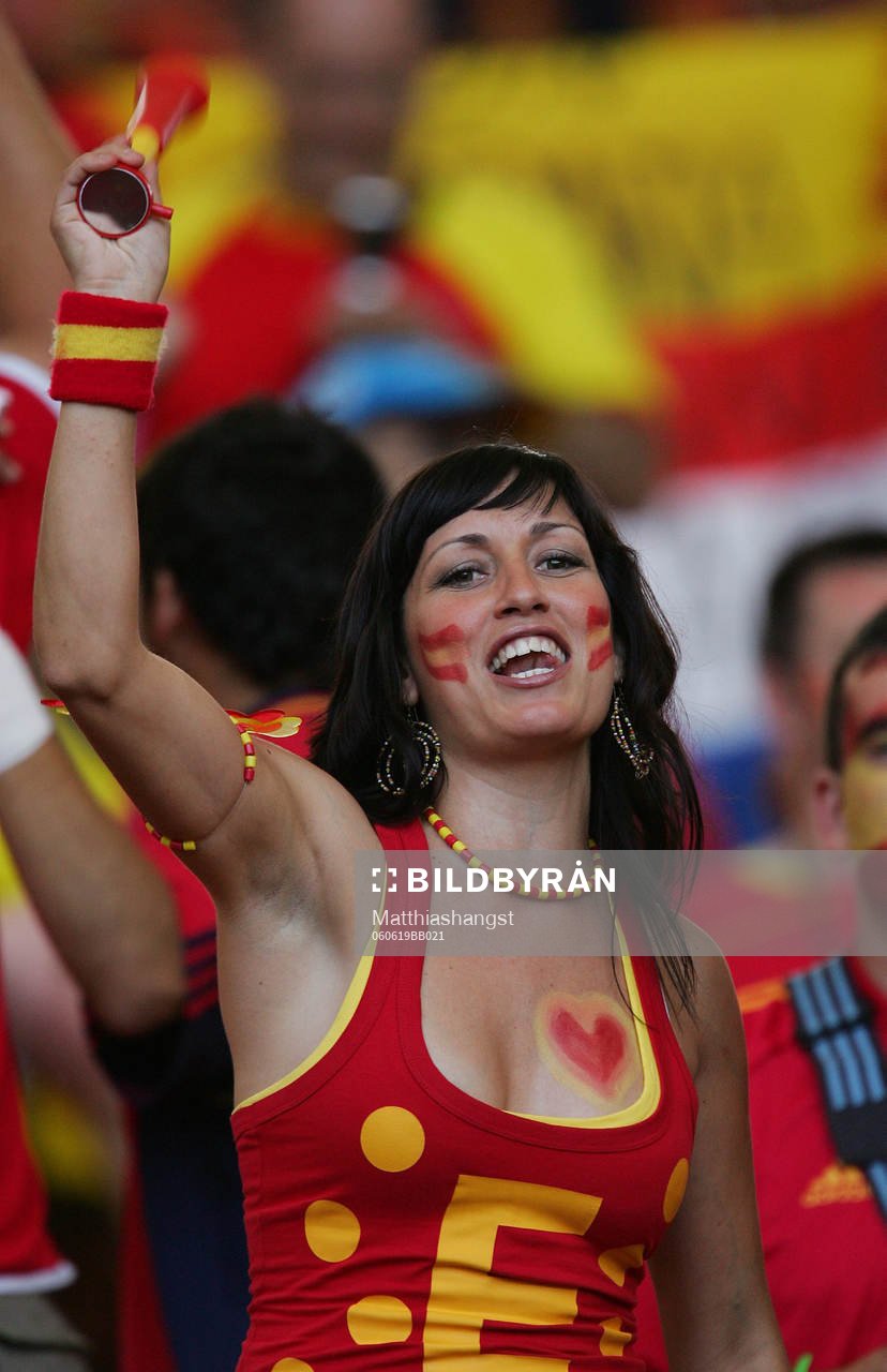 Fans, supporter, kvinna, tjej