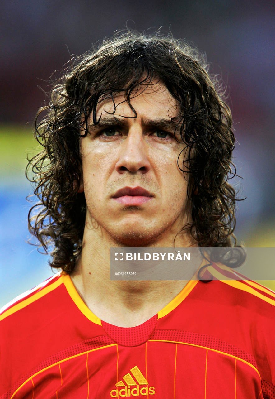 Carles Puyol, Spanien, porträtt