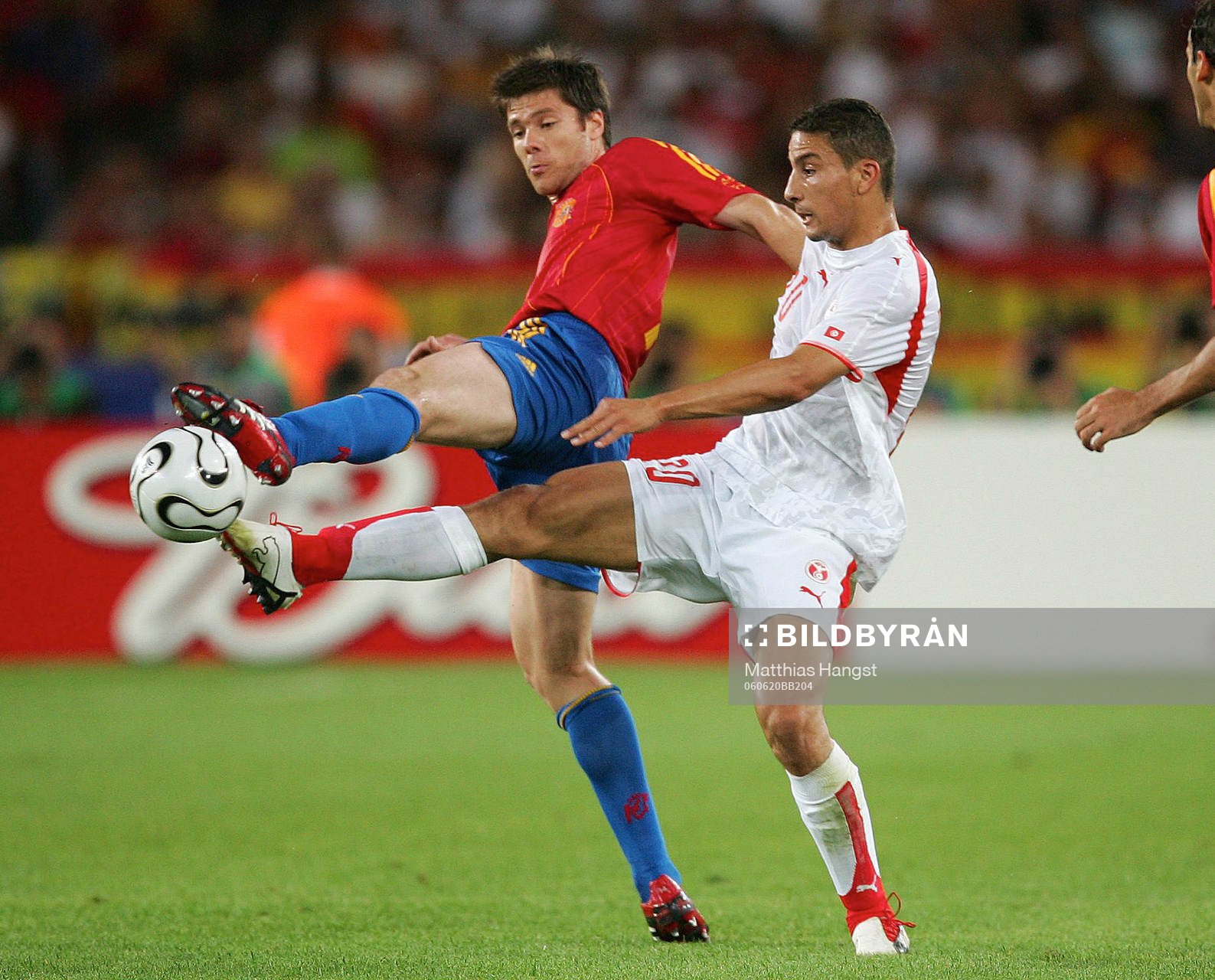 Alonso Xabi, Spanien och Hamed Namouchi, Tunisien