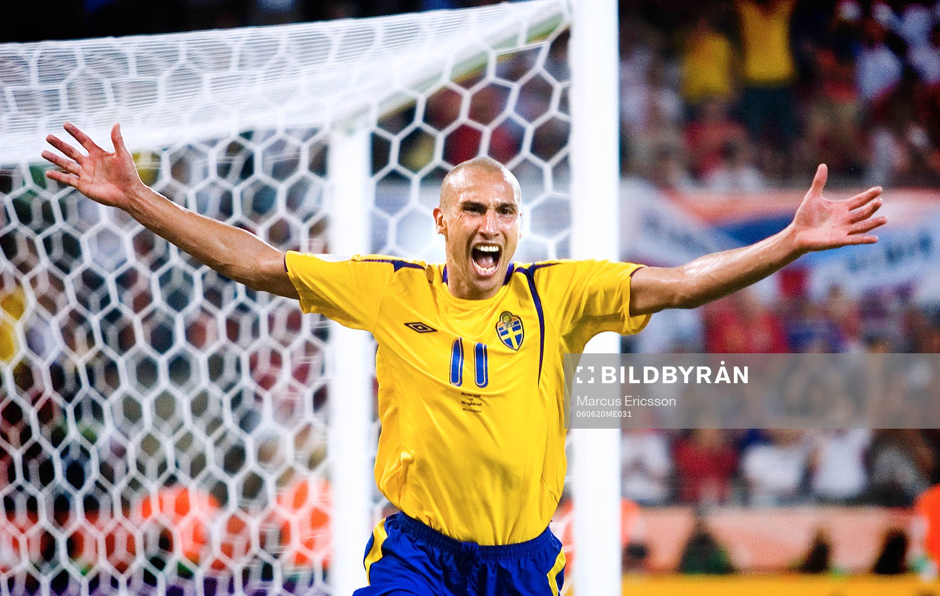 Henrik Larsson jublar