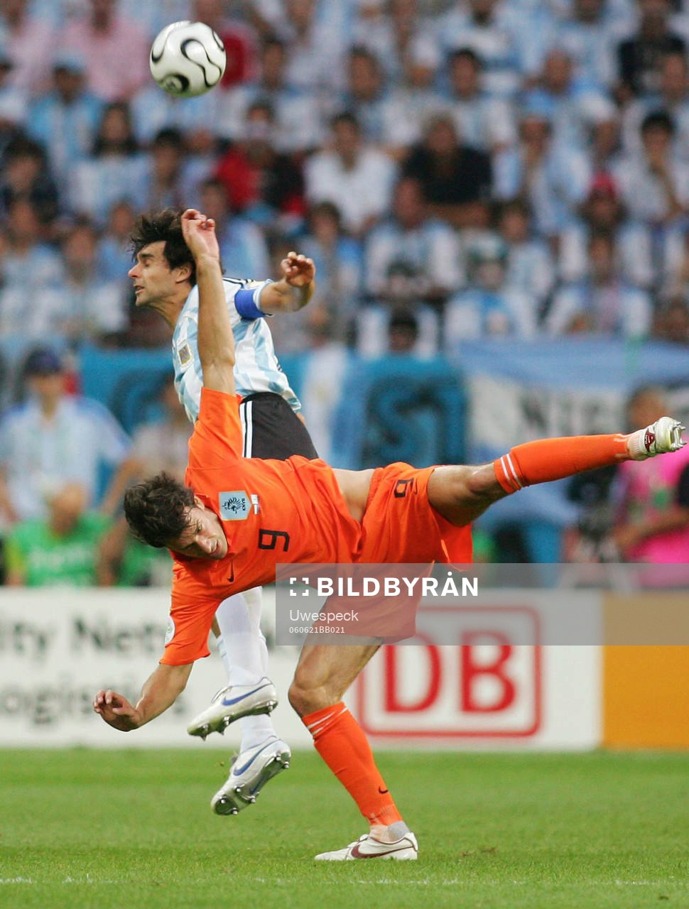 Roberto Ayala, Argentina och  Ruud van Nistelrooy, Holland