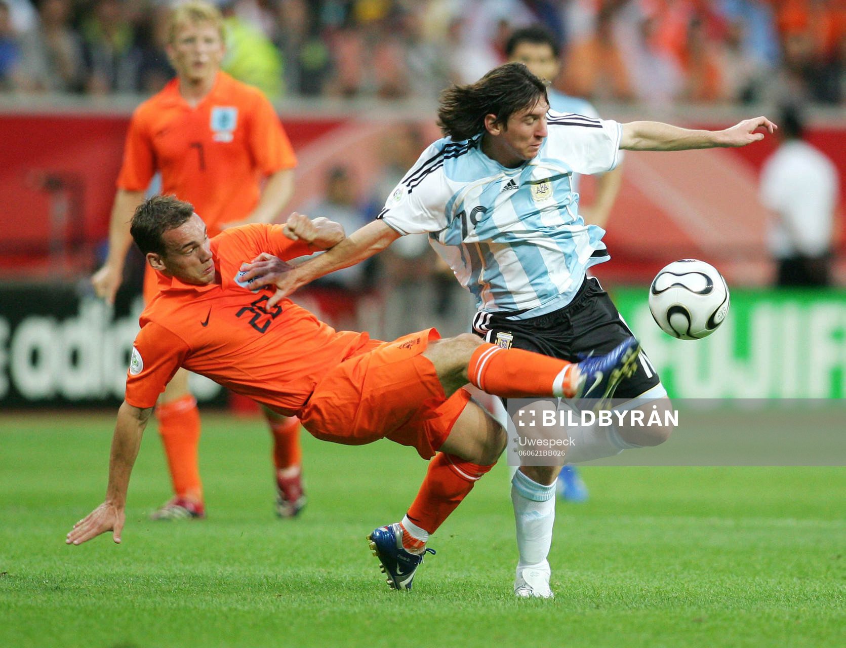 Wesley Sneijder, Holland och Lionel Messi, Argentina