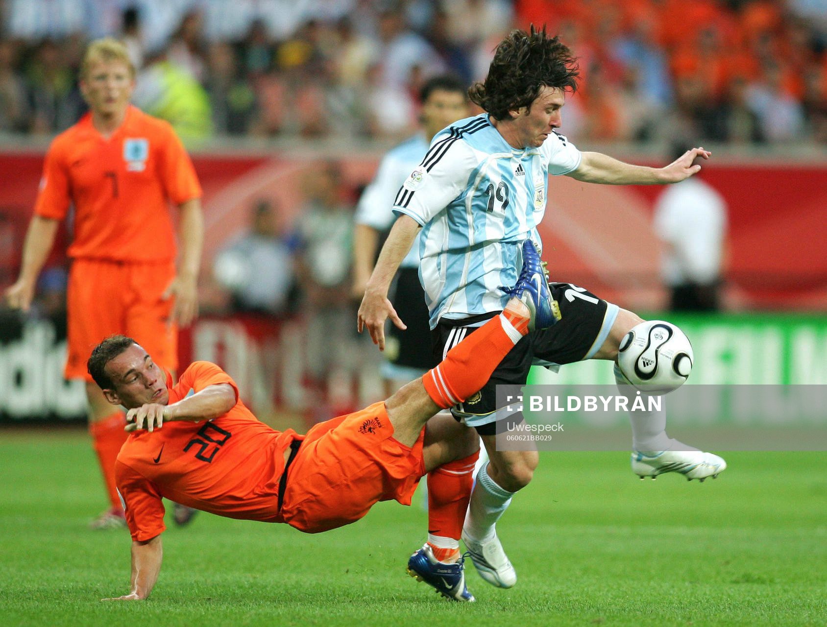 Wesley Sneijder, Holland och Lionel Messi, Argentina