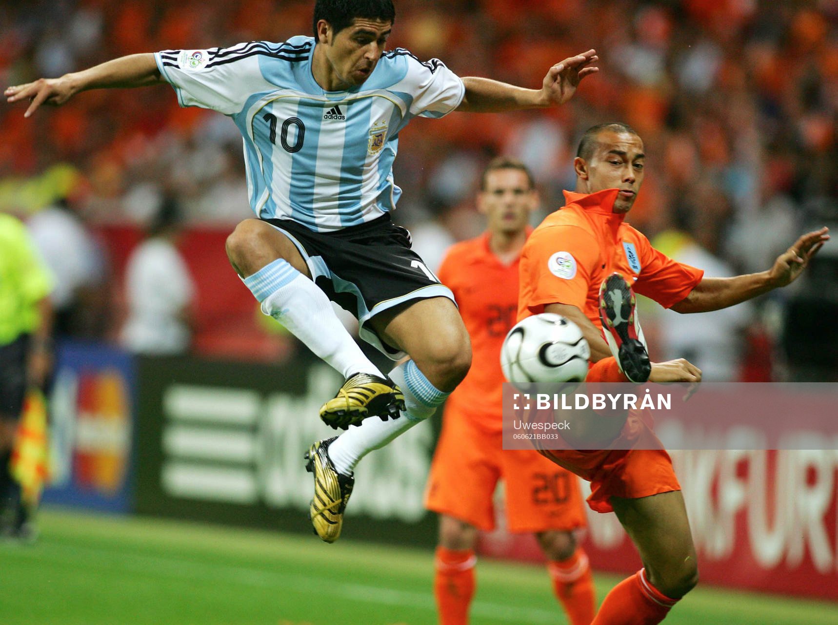 Juan Riquelme och Denny Landzaat