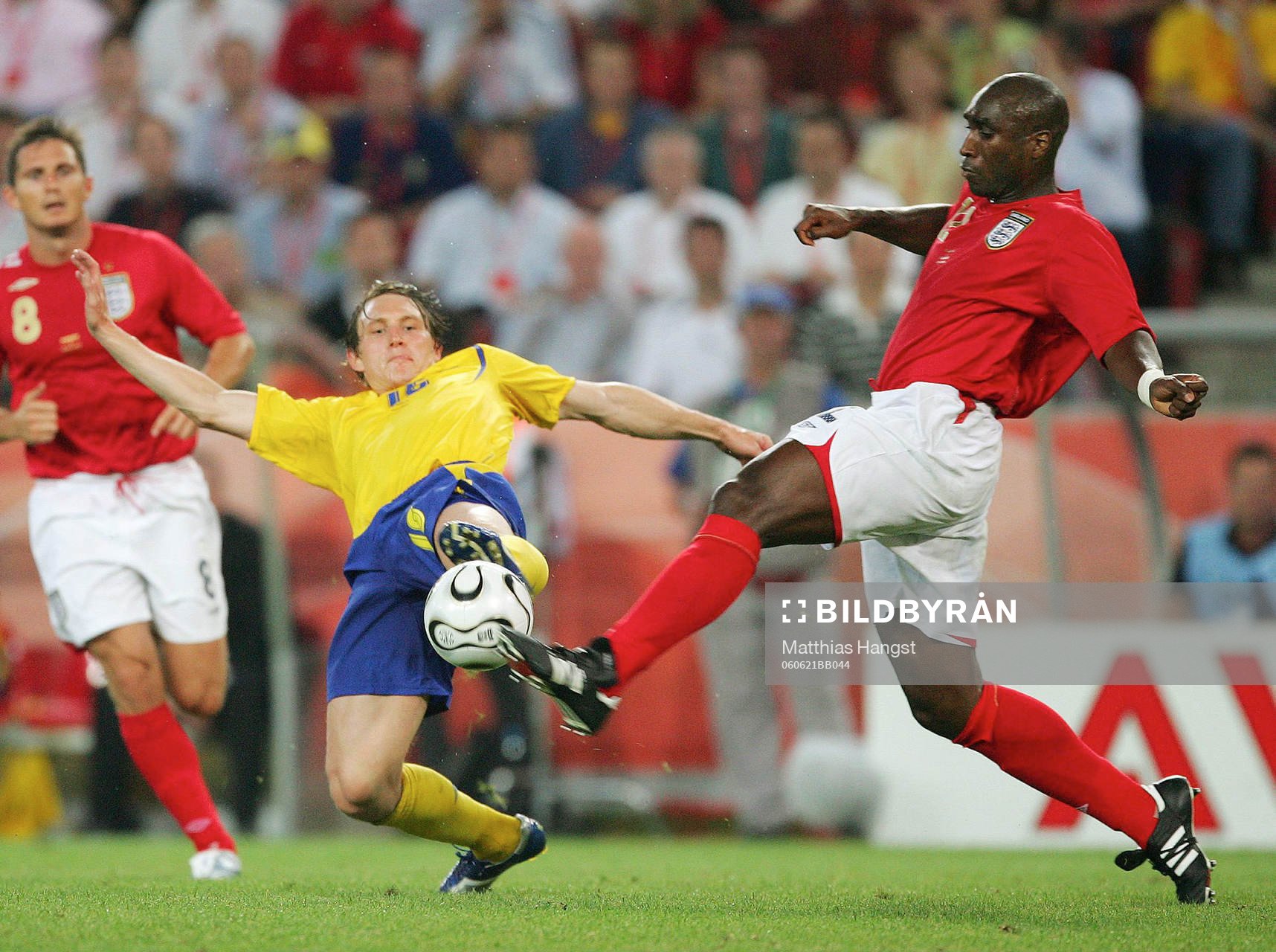 Sol Campbell, England och Kim Källström, Sverige
