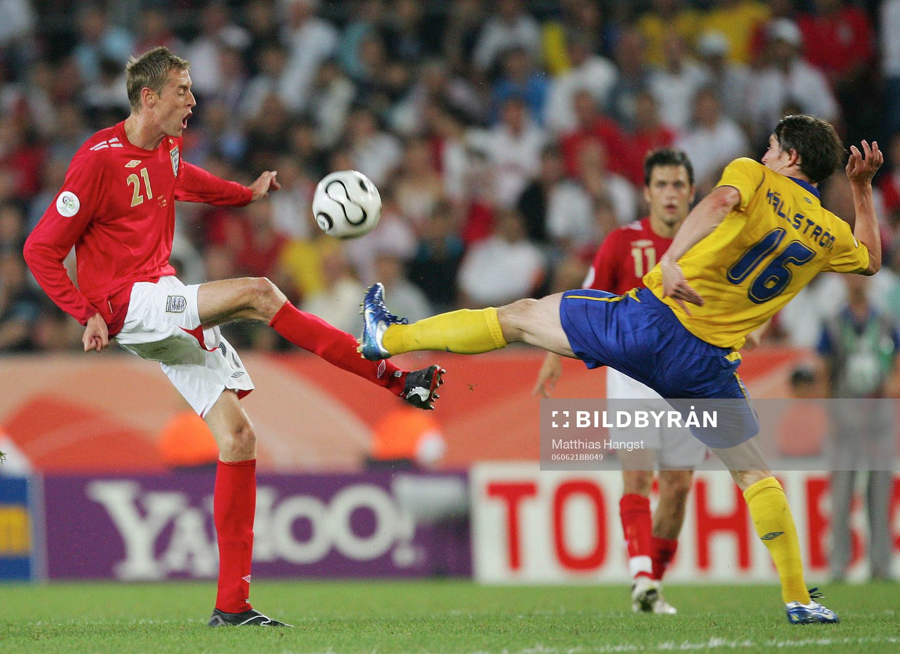Peter Crouch, England och Kim Källstrom, Sverige