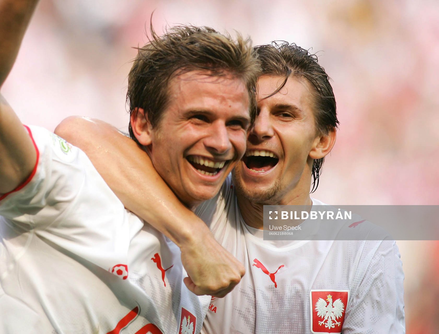 Bartosz Bosacki och Ebi Smolarek, Costa Rica (Jubel)