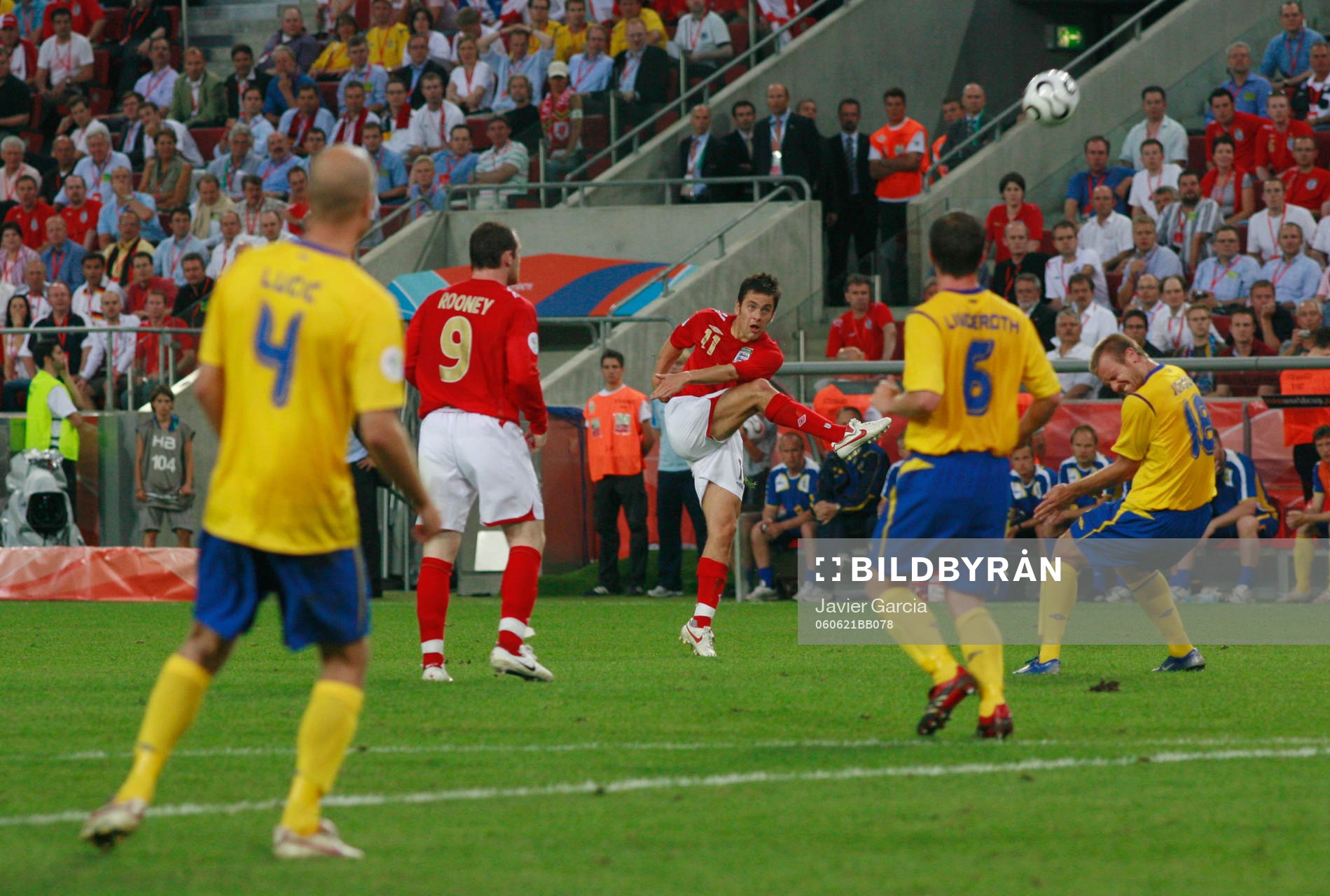 Joe Cole, England gör 0-1