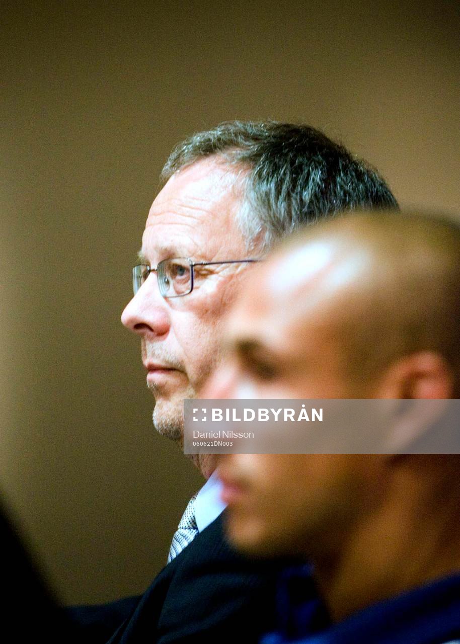 Lars Lagerbäck, förbundskapten och Henrik Larsson