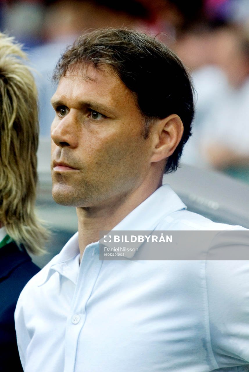 Fotboll, VM 2006, Marco Van Basten. tränare Holland