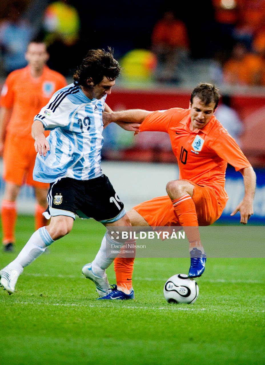 Rafael Van Der Vaart, Holland och Lionel Messi, Argentina