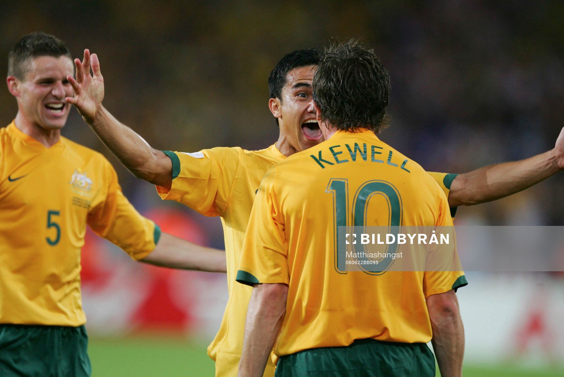 Harry Kewell, Tim Cahill, Australien, Jubel