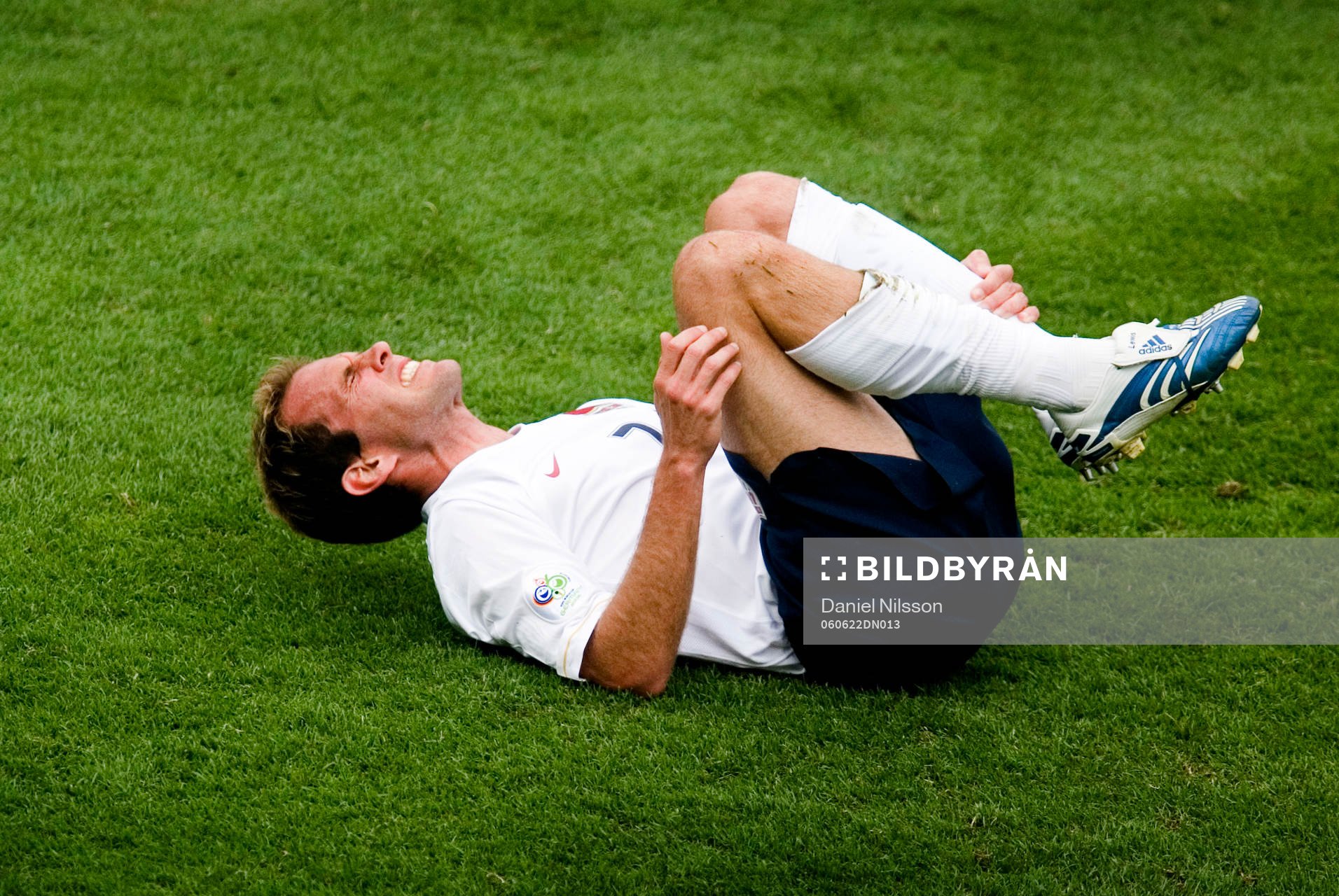 Fotboll, VM 2006, Eddie Lewis, USA, skada, ont, smärta