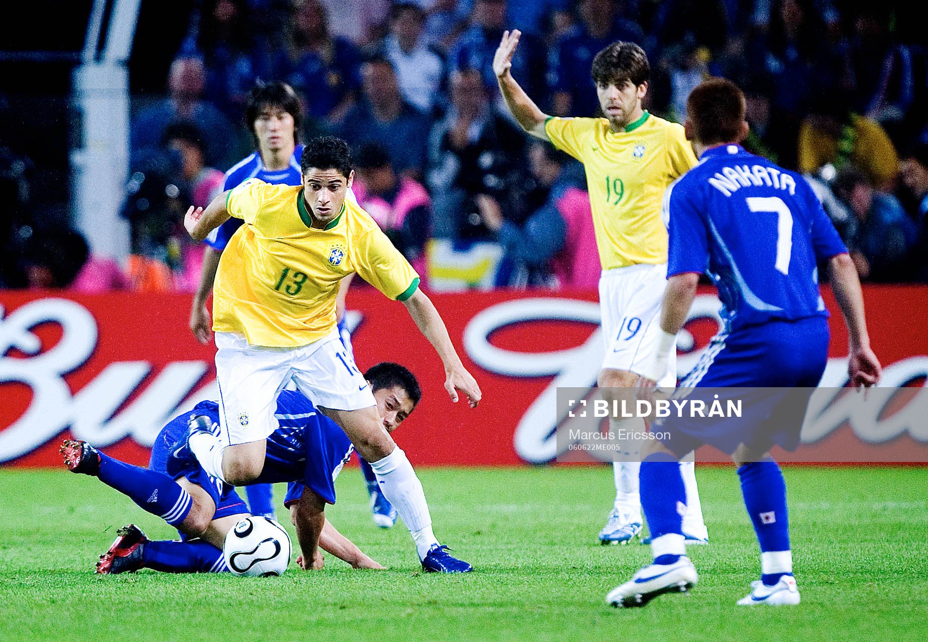 Cicinho och Juninho Pernambucano, Brasilien