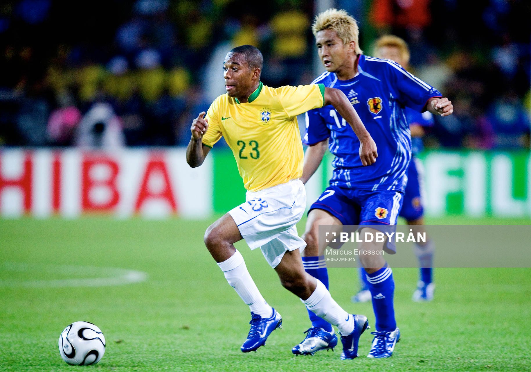 Robinho, Brasilien rusar