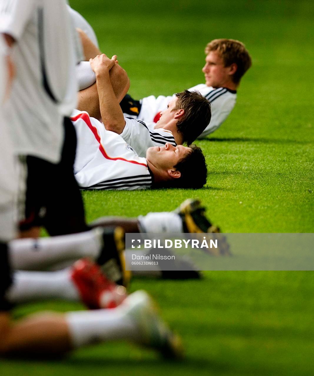 Fotboll, VM 2006, Tyskland träning på Allianz Arena i