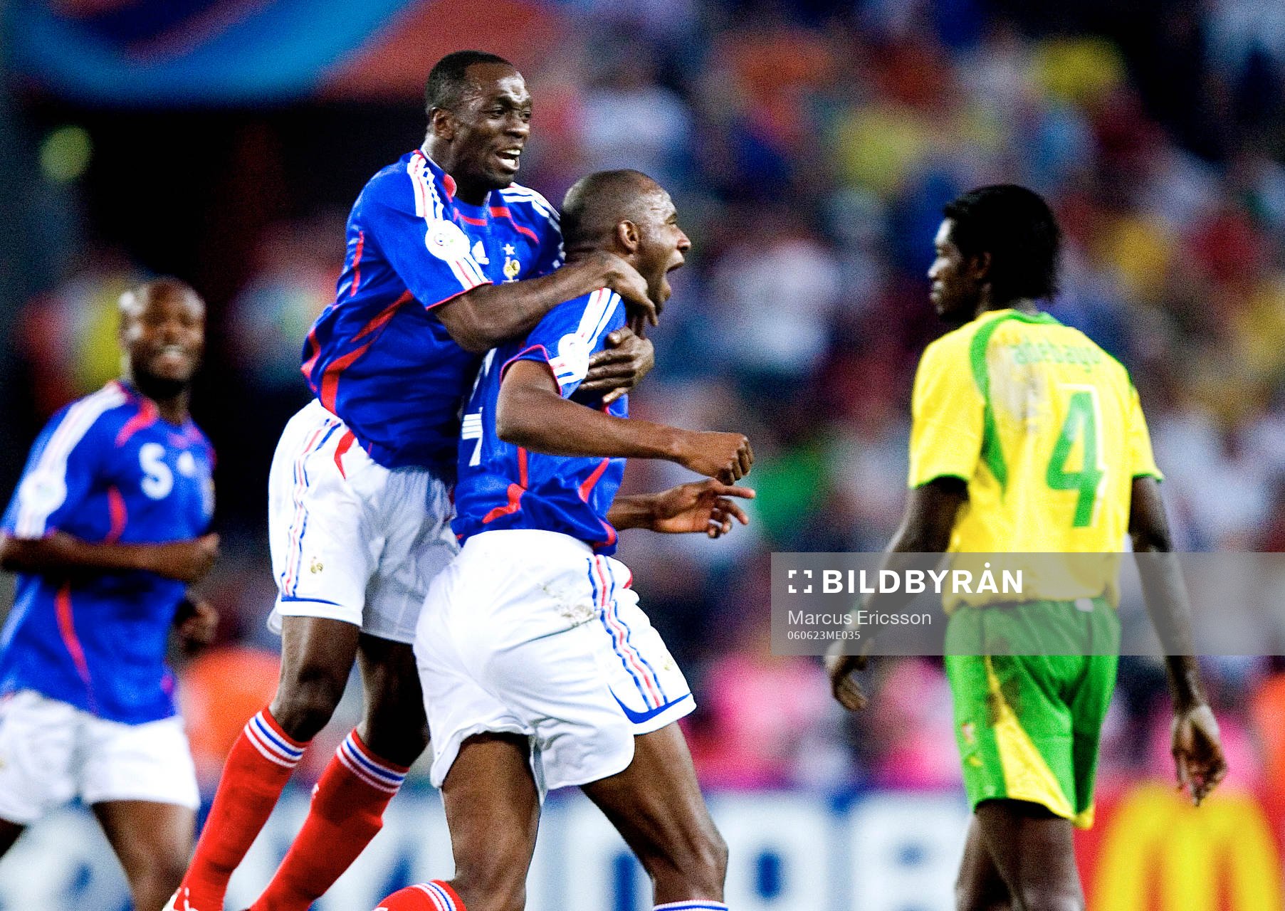 Patrick Vieira, Frankrike (Jubel)