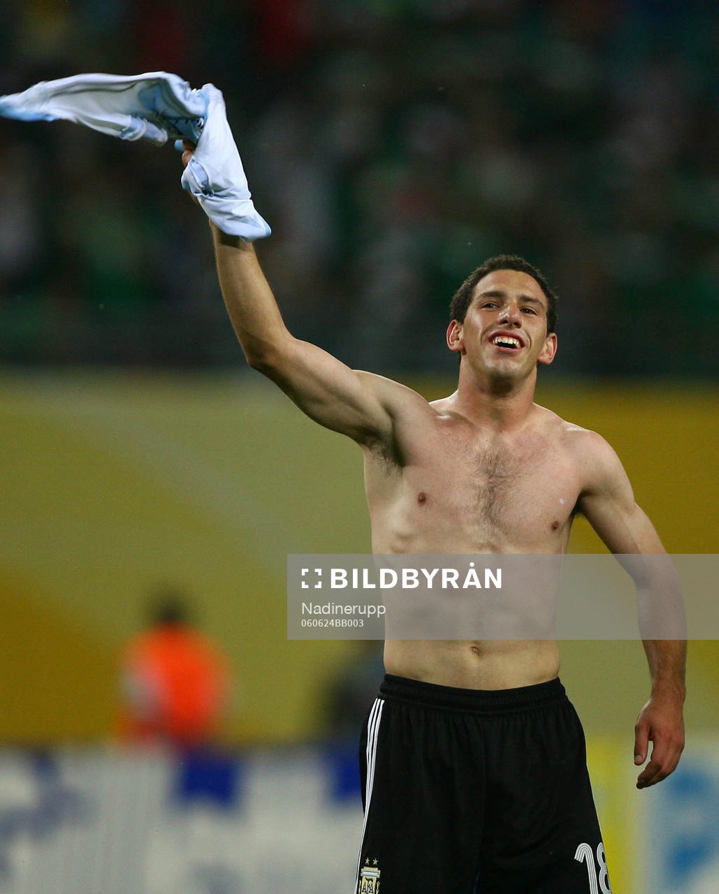 Maxi Rodriguez, Argentina, jubel, glädje